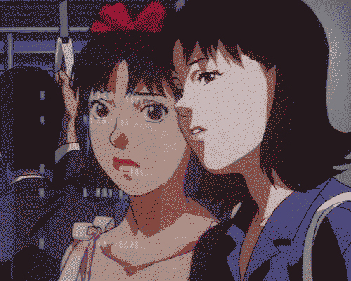 mima and her idol self from perfect blue